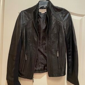 Michael Kors Black Leather Jacket